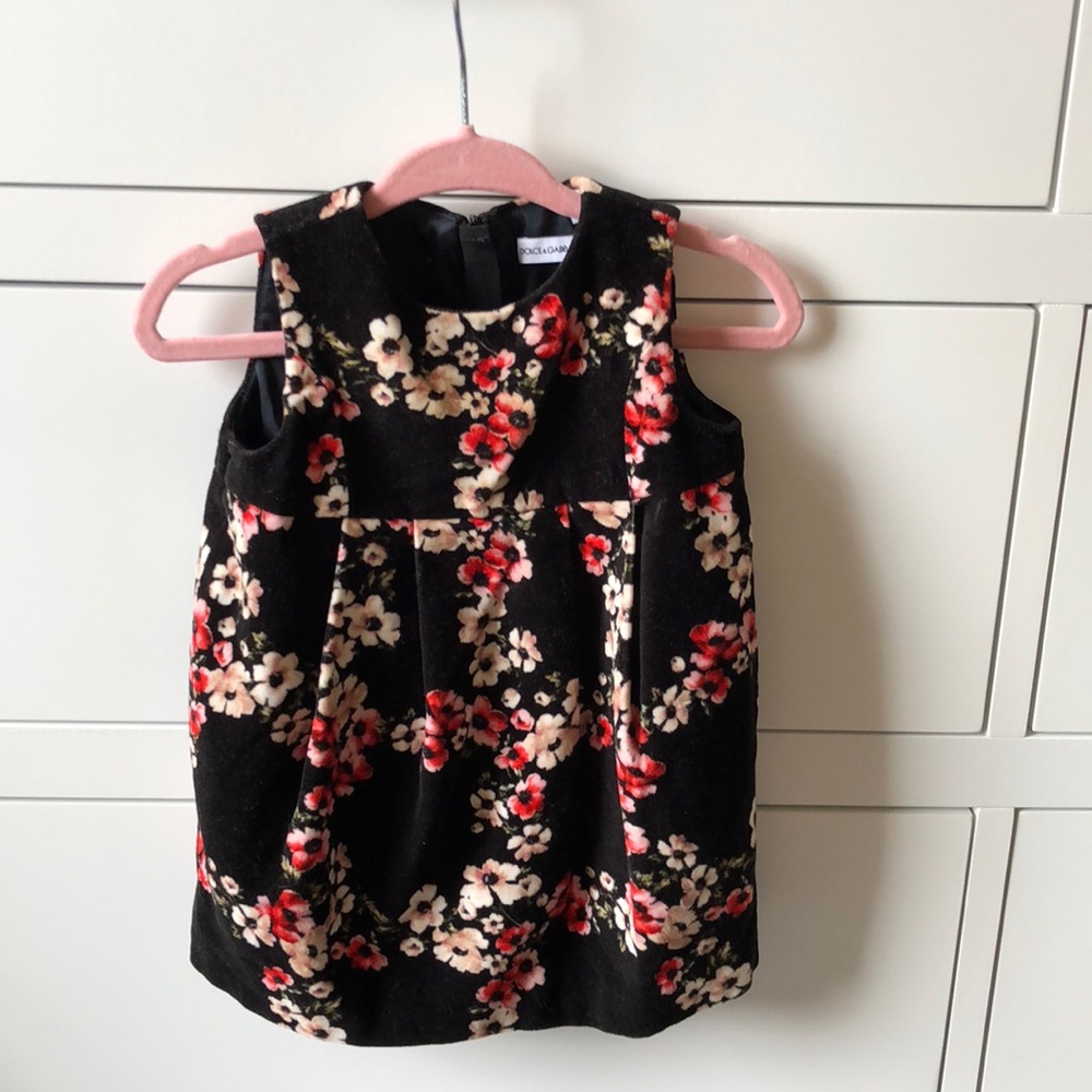 Baby girl dolce & gabbana floral dress 6-9 months